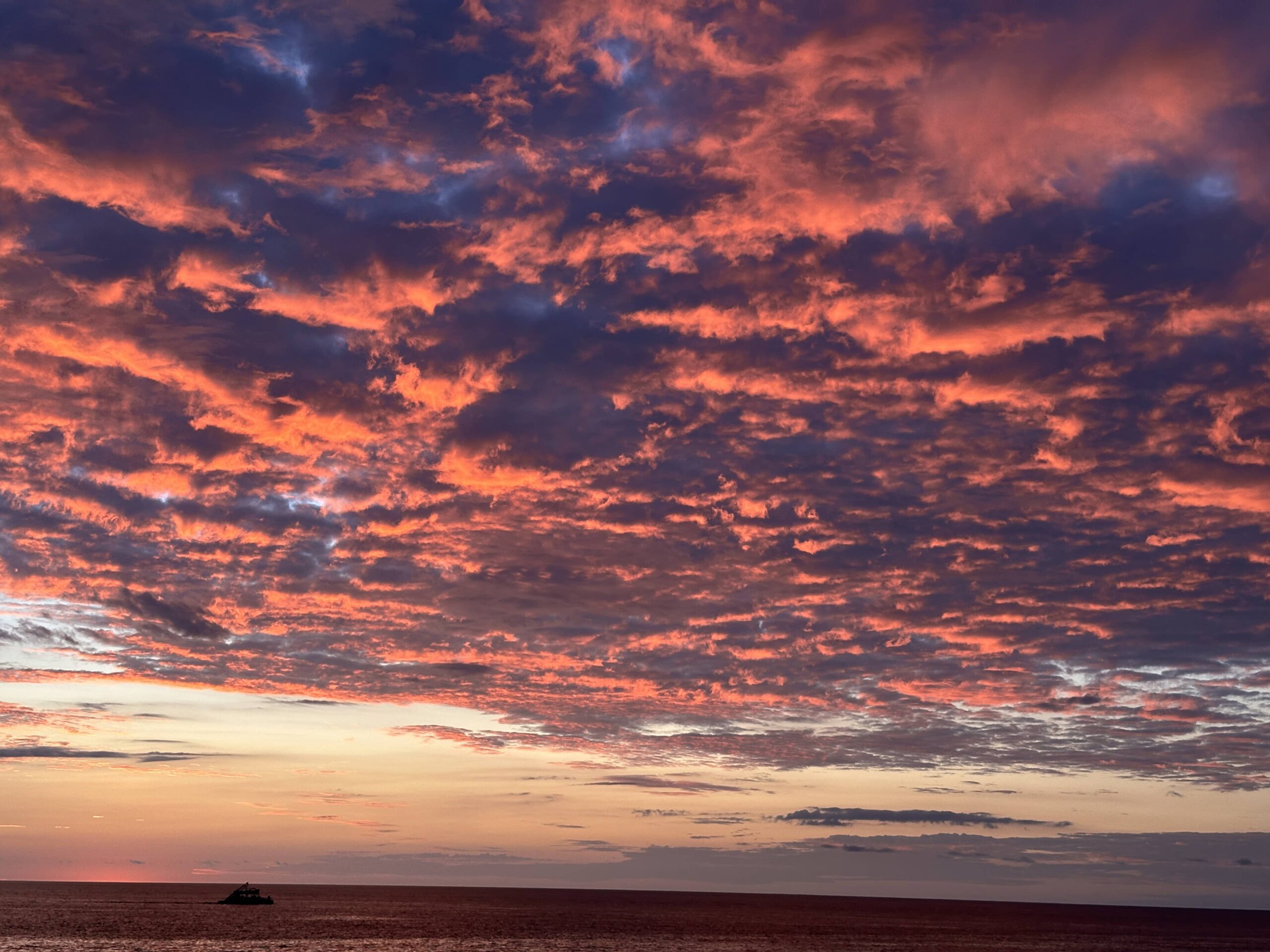 Sunset over the Pacific Ocean near Quepos, Costa Rica