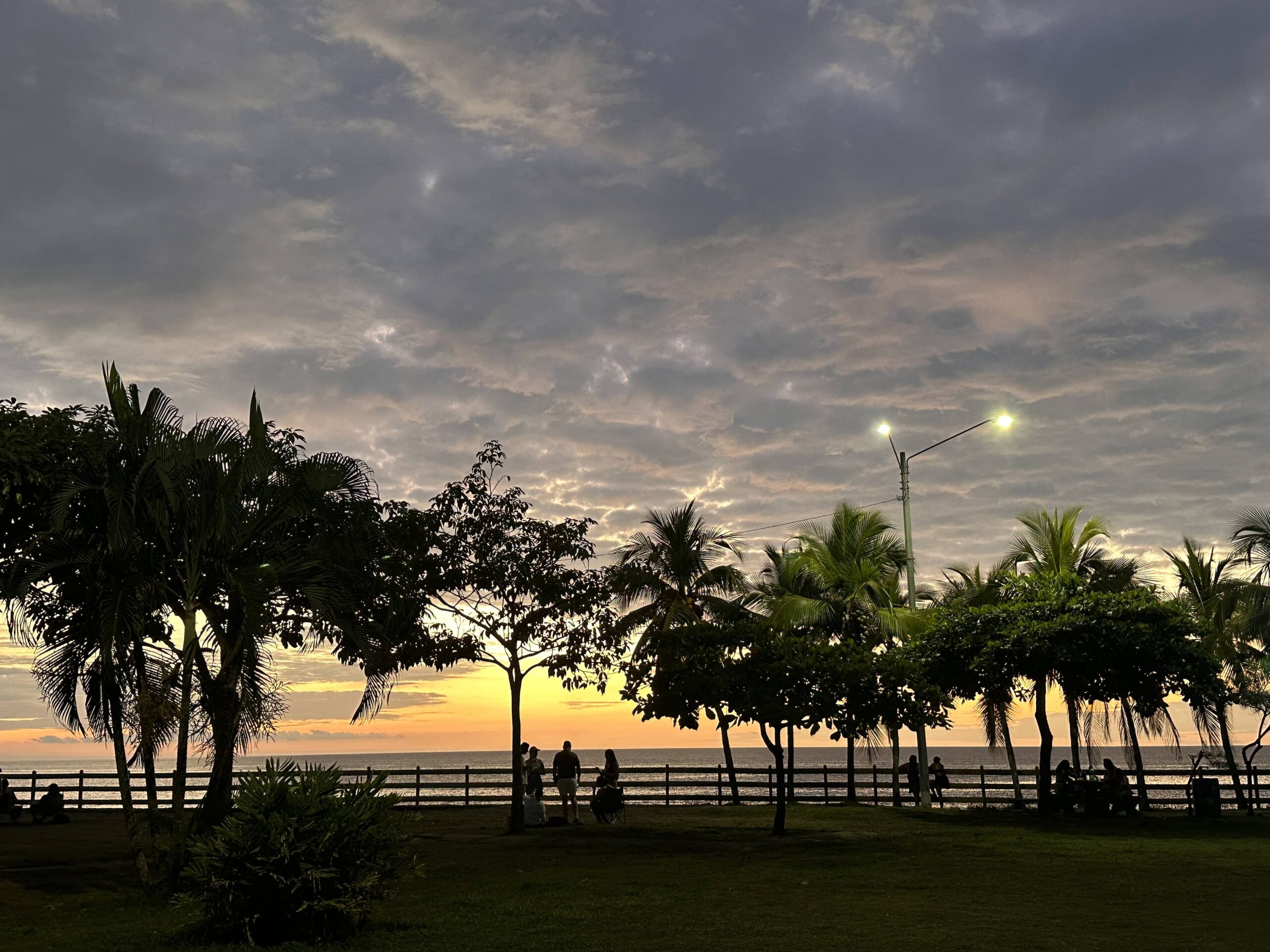 Sunset at Parrita Beach on Costa Rica’s Pacific coast
